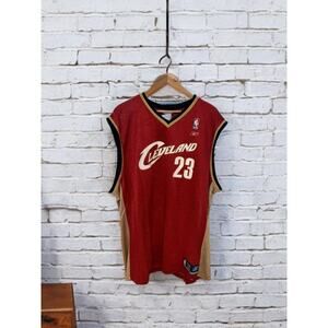 Reebok Cleveland Cavaliers LeBron James #23 Vintage Jersey NBA Size XXL